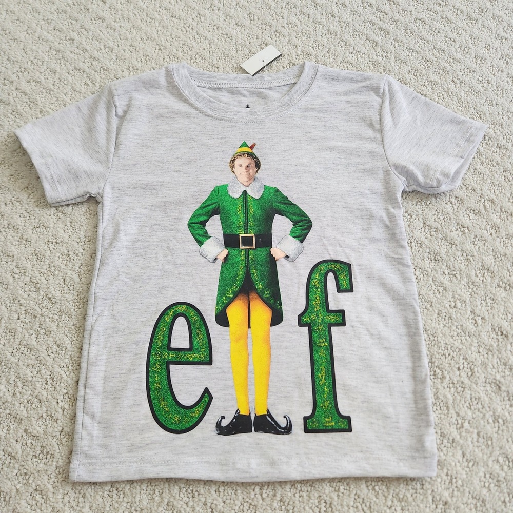 Elf Buddy the Elf Graphic T-Shirt‎ Kids Size 4 NWT